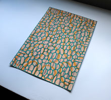 Cargar imagen en el visor de la galería, Green Orange White Abstract Art

