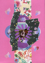 将图片加载到图库查看器，Handmade Mixed Media Collage Artwork On Paper - Naomi Vona Art
