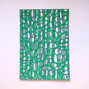 Green Abstract Art