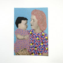 Carica l&#39;immagine nel visualizzatore di Gallery, Mother And Son Art Postcard
