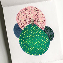 将图片加载到图库查看器，Abstract Patterns Mixed Media Collage Art On Paper - Naomi Vona Art

