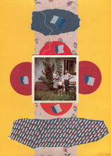 Charger l&#39;image dans la galerie, Vintage Style Mixed Media Collage On Paper - Naomi Vona Art
