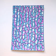 Charger l&#39;image dans la galerie, Turquoise, Neon Pink And Blue Abstract Art
