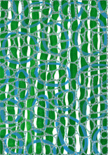 Load image into Gallery viewer, Green And Blue Abstract Art
