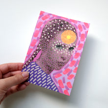 Carica l&#39;immagine nel visualizzatore di Gallery, Neon Pink Art Postcard
