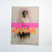 Load image into Gallery viewer, Vintage Art With Neon Shades Postcard
