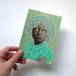Neon Green Postcard
