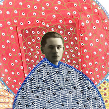 Charger l&#39;image dans la galerie, Vintage Style Mixed Media Art Collage On Handmade Paper - Naomi Vona Art
