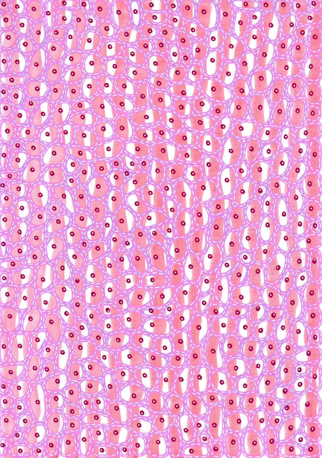 Lilac and Pink Abstract Art