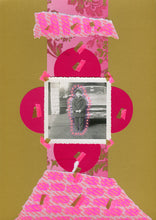 Charger l&#39;image dans la galerie, Baby Boy Portrait Handmade Mixed Media Collage Art On Paper - Naomi Vona Art
