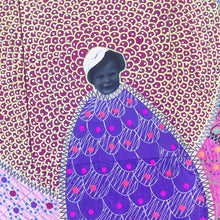 Carica l&#39;immagine nel visualizzatore di Gallery, Pink Purple Abstract Art Collage On Paper - Naomi Vona Art
