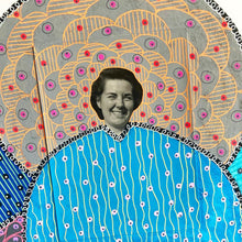 Cargar imagen en el visor de la galería, Pattern Art Collage On Handmade Paper - Naomi Vona Art
