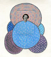 Carica l&#39;immagine nel visualizzatore di Gallery, Pattern Art Collage On Handmade Paper - Naomi Vona Art

