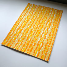 Load image into Gallery viewer, Golden Yellow Orange Abstract Art
