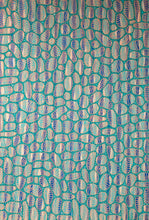 Carica l&#39;immagine nel visualizzatore di Gallery, Blue, Green And Neon Orange Abstract Art
