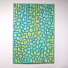 Load image into Gallery viewer, Blue, Lime Green And Mint Abstract Art
