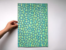 Load image into Gallery viewer, Blue, Lime Green And Mint Abstract Art
