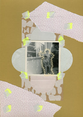 Analogue Mixed Media Collage Artwork On Paper - Naomi Vona Art