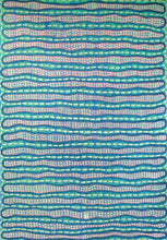 Carica l&#39;immagine nel visualizzatore di Gallery, Mint, White And Blue Abstract Art
