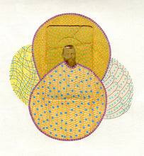 Carica l&#39;immagine nel visualizzatore di Gallery, Vintage Yellow Paper Art Collage - Naomi Vona Art
