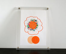 Charger l&#39;image dans la galerie, Orange Abstract Art Collage - Naomi Vona Art
