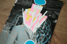 Load image into Gallery viewer, Vintage Portrait Altered With Pens And Stickers - Naomi Vona Art
