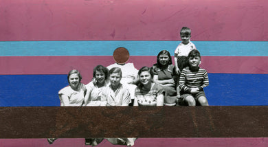 Vintage Group Of Kids Art Collage - Naomi Vona Art