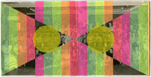 Carica l&#39;immagine nel visualizzatore di Gallery, Neon Vintage Group Photo Art Collage Altered With Washi Tape - Naomi Vona Art
