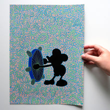 Charger l&#39;image dans la galerie, Mouse Illustration Altered By Hand - Naomi Vona Art

