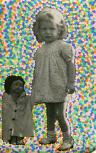 Charger l&#39;image dans la galerie, Confetti Decoration On Vintage Baby Girl Portrait - Naomi Vona Art
