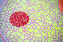 Carica l&#39;immagine nel visualizzatore di Gallery, Neon Yellow And Red Contemporary Abstract Collage - Naomi Vona Art

