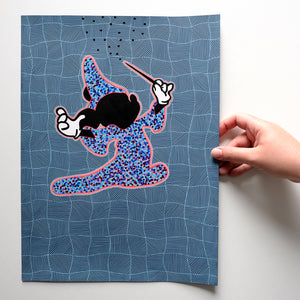 Wizard Mouse Illustration Art - Naomi Vona Art