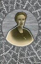 Load image into Gallery viewer, Vintage Woman Portrait Art Altered By Hand - Naomi Vona Art
