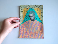 Cargar imagen en el visor de la galería, Art Collage On Handmade Paper - Naomi Vona Art
