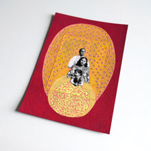 Cargar imagen en el visor de la galería, Bordeaux And Yellow Art For Sale - Naomi Vona Art
