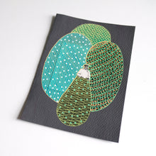 Carica l&#39;immagine nel visualizzatore di Gallery, Grey Green Collage Art for Sale - Naomi Vona Art
