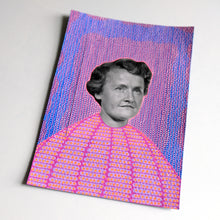 Cargar imagen en el visor de la galería, Neon Purple Aesthetic Collage Art - Naomi Vona Art
