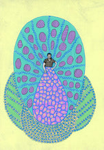 Carica l&#39;immagine nel visualizzatore di Gallery, Yellow, Pink And Green Art Collage
