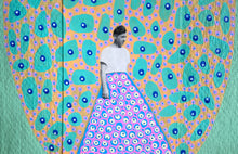 Cargar imagen en el visor de la galería, Mint Green, Blue And Pink Collage Art
