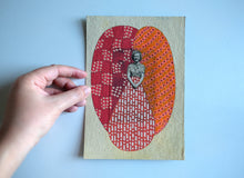 Cargar imagen en el visor de la galería, Orange, Red And Yellow Art On Paper
