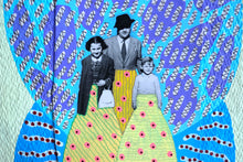 Carica l&#39;immagine nel visualizzatore di Gallery, Blue, Yellow and Purple Collage Art
