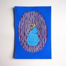 Carica l&#39;immagine nel visualizzatore di Gallery, Electric Blue And Lilac Art
