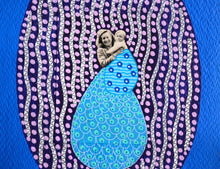 Carica l&#39;immagine nel visualizzatore di Gallery, Electric Blue And Lilac Art
