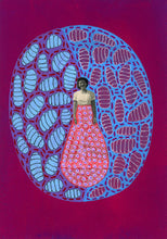 Charger l&#39;image dans la galerie, Bordeaux, Blue And Purple Collage On Paper
