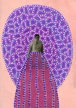 Load image into Gallery viewer, Pink Purple Art On Paper
