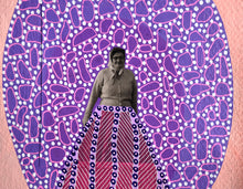 Carica l&#39;immagine nel visualizzatore di Gallery, Pink Purple Art On Paper
