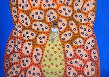 Carica l&#39;immagine nel visualizzatore di Gallery, Blue Orange Mixed Media Collage Art On Paper
