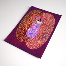 将图片加载到图库查看器，Bordeaux Pink Elegant Collage Art On Paper
