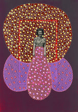 Carica l&#39;immagine nel visualizzatore di Gallery, Bordeaux, Yellow And Pink Vintage Art Collage
