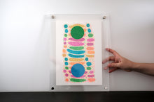 Cargar imagen en el visor de la galería, Neon Rainbow Abstract Art Collage - Naomi Vona Art
